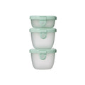 B.Box Snack Tubs - Leakproof, Reusable & Portable Snack Containers Pack of 3 - Forest Green