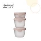 B.Box Snack Tubs - Leakproof, Reusable & Portable Snack Containers Pack of 3