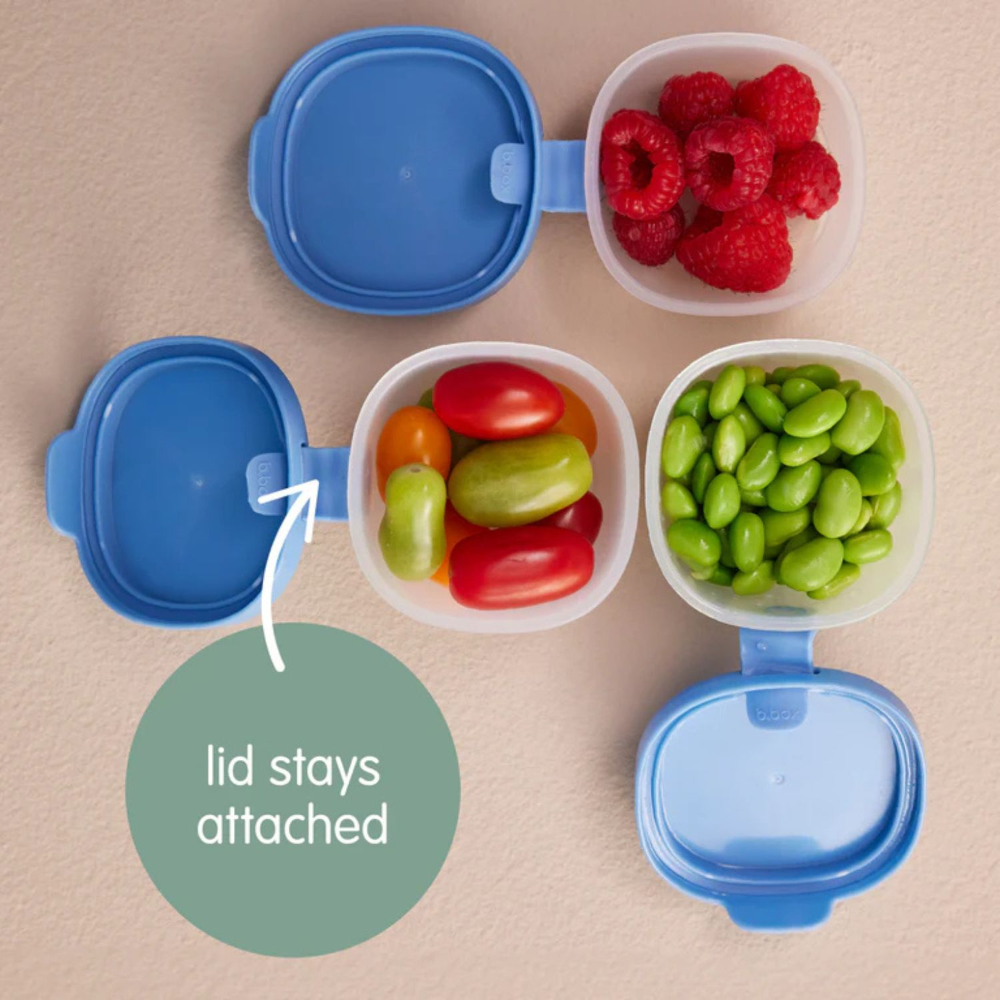 B.Box Snack Tubs - Leakproof, Reusable & Portable Snack Containers Pack of 3