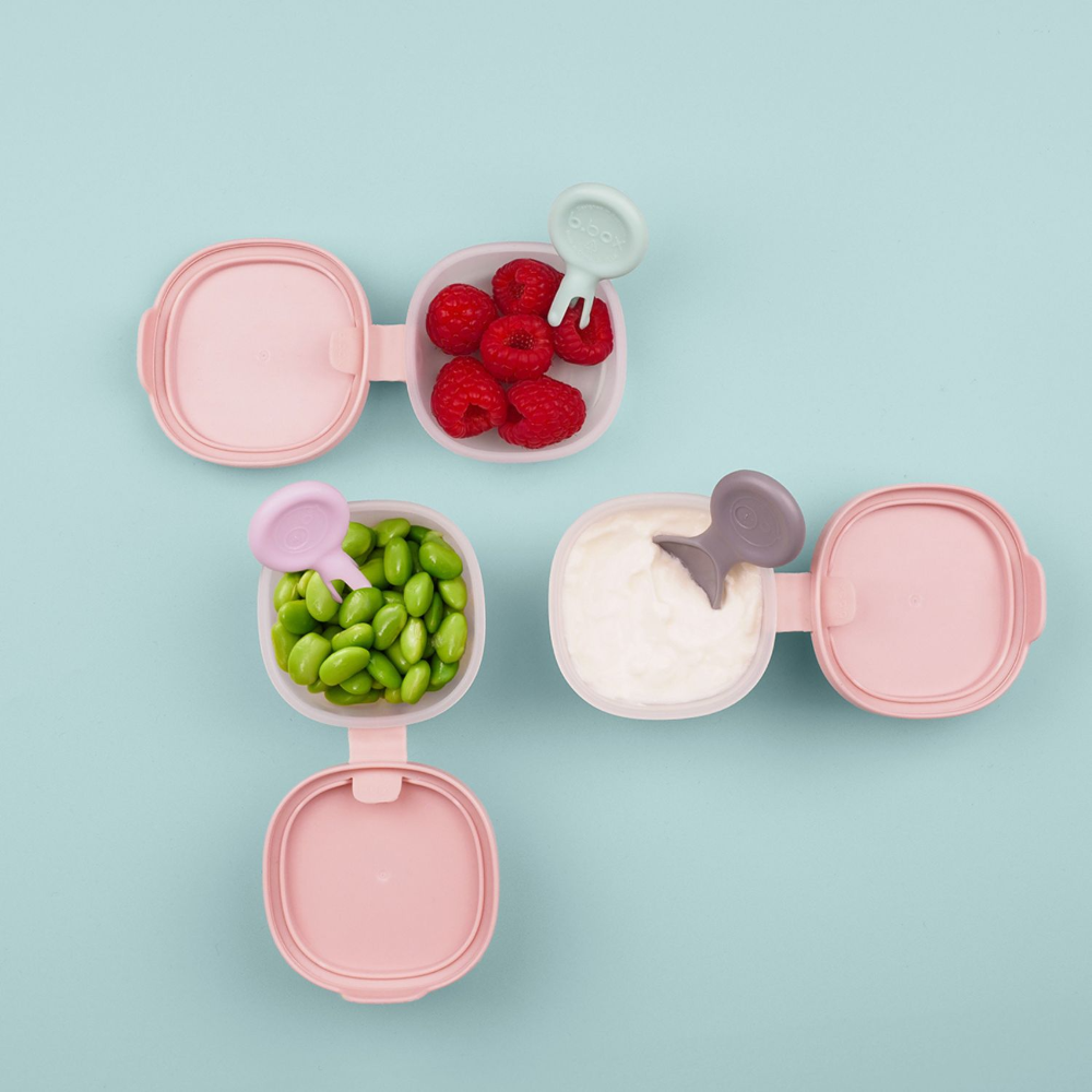 B.Box Snack Tubs - Leakproof, Reusable & Portable Snack Containers Pack of 3