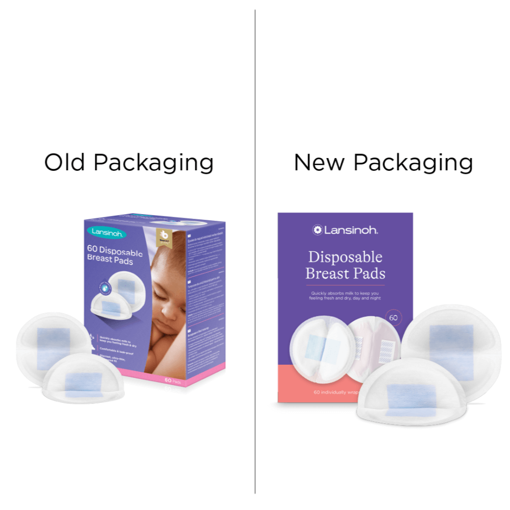 Lansinoh Disposable Nursing Breast Pads - Prevent Leakage, Soft & Skin Friendly, Maximum Absorbency, Individually Wrapped for Convenience