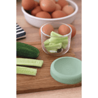 Beaba Glass Storage Container - Ideal Airtight Container for Storing Baby Snacks and Meals with Graduation Measuring Scale, Heat, Freeze, Sterilization, and Microwave Safe, 150ML