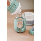 Beaba Stacked Formula Container - Airtight Multifunctional Storage Container for Storing Milk Powder and Baby Food, 4 Interchangeable Compartments, Microwave Safe, Travel Friendly