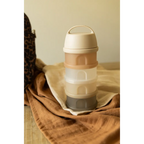 Beaba Stacked Formula Container - Airtight Multifunctional Storage Container for Storing Milk Powder and Baby Food, 4 Interchangeable Compartments, Microwave Safe, Travel Friendly