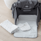 Beaba Sydney Baby Diaper Bag – Multifunctional Travel baby Bag with Large Capacity, Multi-Pocket Organizer with Changing Pad, Insulated Bottle Pouch & Stroller Clips – Ideal for Moms & Dads On the Go