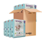 Bambo Nature Monthly Box - Premium Baby Tape Diapers for Babies, Super Absorbent, Breathable, Extra Soft, Dermatologically Tested, Hypoallergenic Infant Nappies With Wetness Indicator