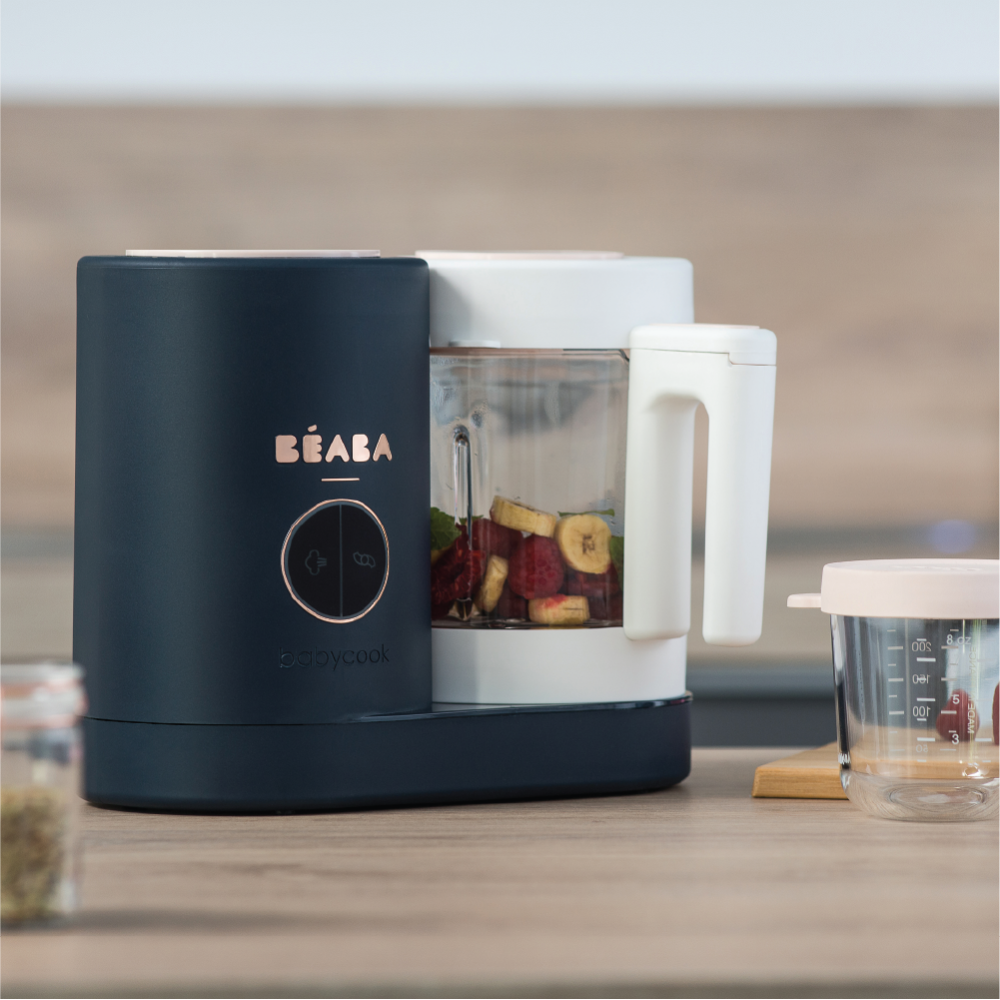 Beaba Babycook Neo-6 In 1 Baby Food Processor, Blender, Steamer, Cooker & Sterilizer, Portable Baby Food Cooker, Puree Maker and Warmer