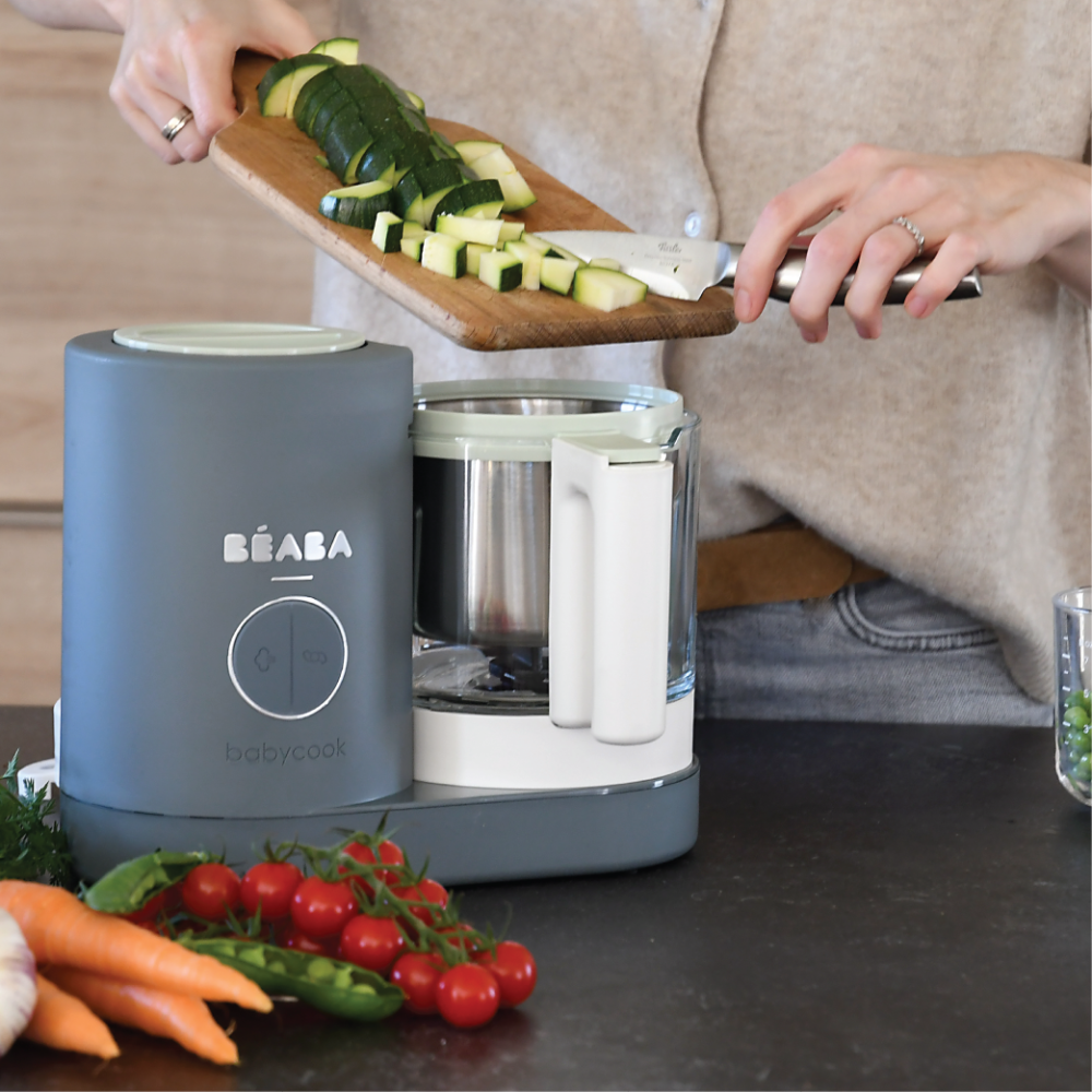 Beaba Babycook Neo-6 In 1 Baby Food Processor, Blender, Steamer, Cooker & Sterilizer, Portable Baby Food Cooker, Puree Maker and Warmer