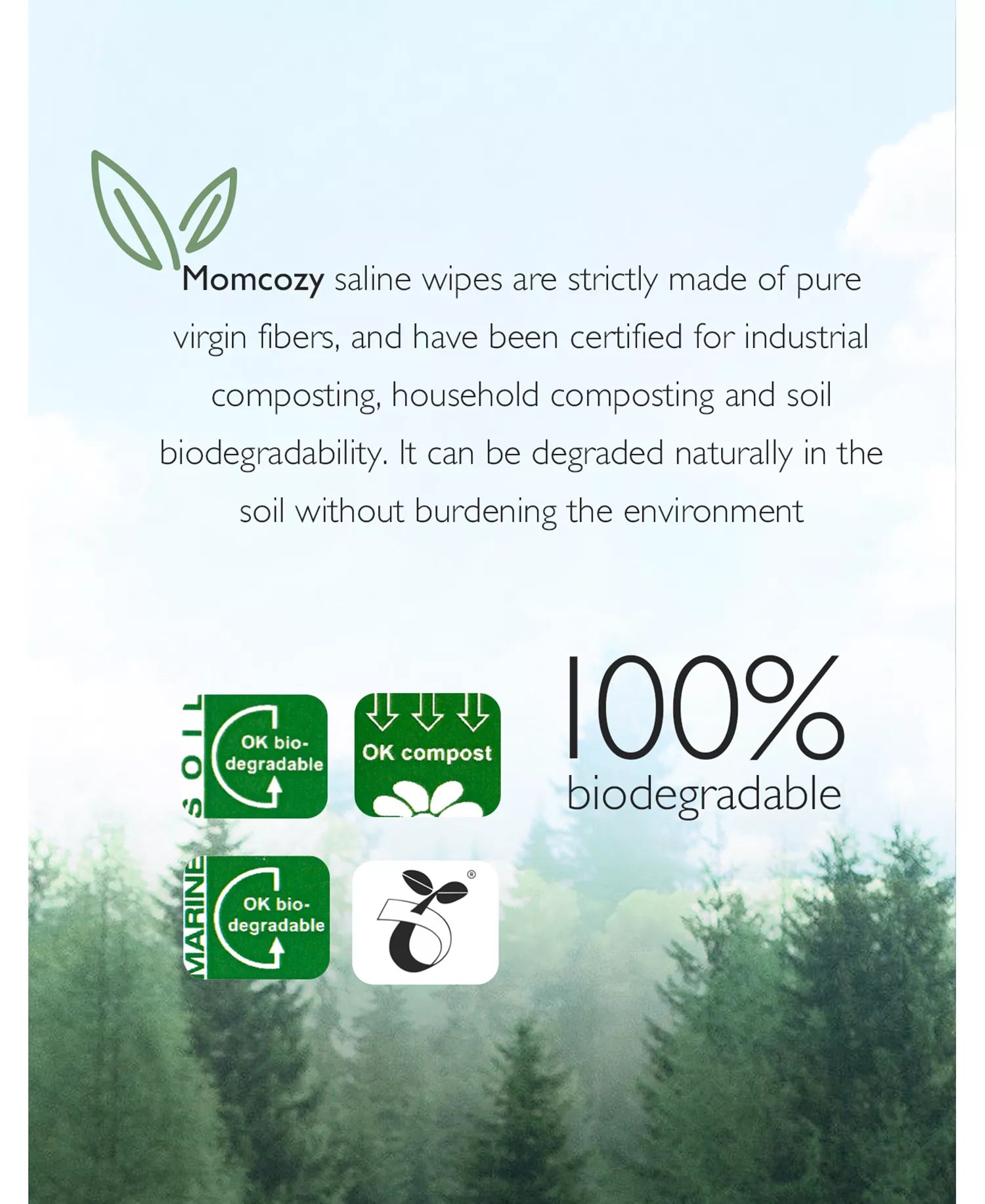 Momcozy Nose Saline Baby Wipes 30 Count (Pack of 6) – 0.9% Pure Saline, Hypoallergenic Biodegradable Wipes for Baby Nose, Face & Sensitive Skin, Unscented & Travel-Friendly