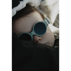Beaba Newborn Sunglasses - 0-9 Months, Unbreakable Sunglasses for Infants, 100% UV Protection, CAT 4 Side Protection Optimal Comfort, Adjustable Elastic Headband, Birth - 9 Months