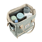 Beaba Wellington Diaper Bag – Stylish Backpack for Moms & Dads – Large Capacity Baby Bag with Changing Mat, Insulated Bottle Holder, Multiple Pockets, Durable, Water-Resistant – Travel & Everyday Use