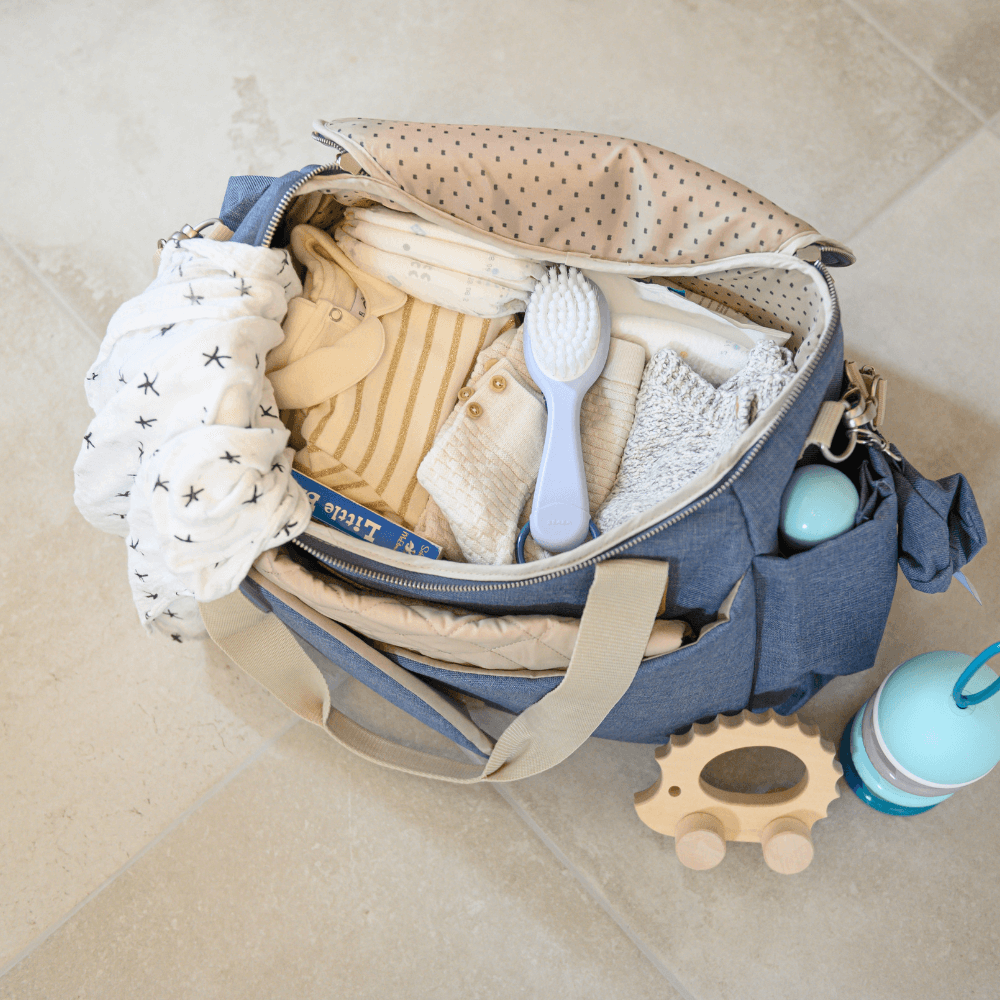 Beaba Sydney Baby Diaper Bag – Multifunctional Travel baby Bag with Large Capacity, Multi-Pocket Organizer with Changing Pad, Insulated Bottle Pouch & Stroller Clips – Ideal for Moms & Dads On the Go