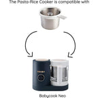 Beaba Pasta & Rice Cooker Attachment for Starchy Baby Food like Dal, Rice, Pasta for Babycook Neo, Stainless Steel