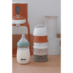 Beaba Stacked Formula Container - Airtight Multifunctional Storage Container for Storing Milk Powder and Baby Food, 4 Interchangeable Compartments, Microwave Safe, Travel Friendly