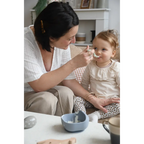 Beaba Silicone Suction Bowl - Non-Slip Baby Feeding Bowl for Self-Feeding & Baby-Led Weaning, Ergonomic Design, Supple and Unbreakable Silicone BPA-Free, 4M+