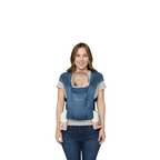 Ergobaby Embrace Newborn Baby Carrier, Soft, Cosy & Lightweight Newborn Ready Carrier, Ergonomic “M” Position, Padded Head & Neck Support, Adjustable Waistbelt & Cross Straps, 2 Carry Positions, Easy to Use, 3-11 Kgs, 0-12 Months, Blue