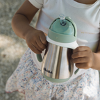 Beaba Stainless Steel Straw Cup - 250 ml