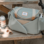 Beaba Sydney Baby Diaper Bag – Multifunctional Travel baby Bag with Large Capacity, Multi-Pocket Organizer with Changing Pad, Insulated Bottle Pouch & Stroller Clips – Ideal for Moms & Dads On the Go