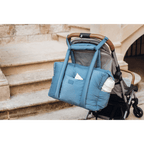 Beaba Paris Puffer Baby Diaper Bag – Multifunctional Travel baby Bag with Large Capacity, Multi-Pocket Organizer with Changing Pad, Insulated Bottle Pouch & Stroller Clips – Ideal for Moms & Dads On the Go