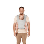Ergobaby Embrace Newborn Baby Carrier, Soft, Cosy & Lightweight Newborn Ready Carrier, Ergonomic “M” Position, Padded Head & Neck Support, Adjustable Waistbelt & Cross Straps, 2 Carry Positions, Easy to Use, 3-11 Kgs, 0-12 Months