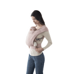 Ergobaby Embrace Newborn Baby Carrier, Soft, Cosy & Lightweight Newborn Ready Carrier, Ergonomic “M” Position, Padded Head & Neck Support, Adjustable Waistbelt & Cross Straps, 2 Carry Positions, Easy to Use, 3-11 Kgs, 0-12 Months, Blush Pink