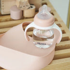 Beaba Silicone Waterproof Baby Feeding Bib with Food Catcher Pocket, BPA-Free, Easy to Clean, 4M+