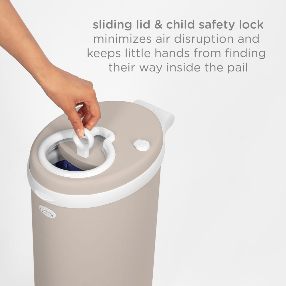 Ubbi Steel Odor Locking Diaper Pail