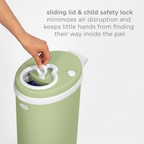 Ubbi Steel Odor Locking Diaper Pail