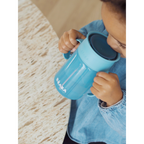 Beaba 360° Baby Learning Cup with Anti-Drip Disc, Patented Anti-Leak System, Dual handle & Spillproof Sippy Cup for Toddlers, Lightweight & Easy Grip Removable Handles, with Hygienic Lid, 340 ml, 12 Months+