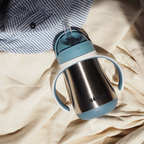 Beaba Stainless Steel Straw Cup - 250 ml