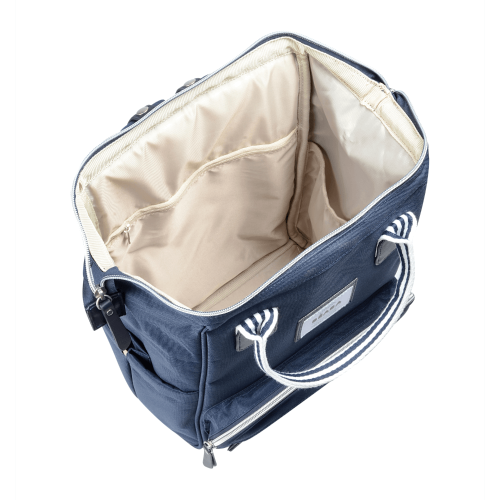 Beaba Wellington Diaper Bag – Stylish Backpack for Moms & Dads – Large Capacity Baby Bag with Changing Mat, Insulated Bottle Holder, Multiple Pockets, Durable, Water-Resistant – Travel & Everyday Use