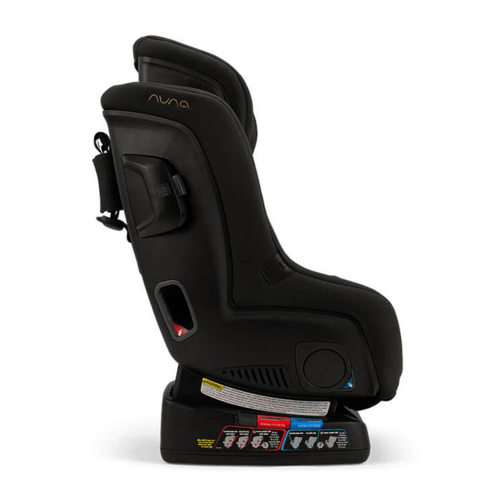 Nuna Rava Baby Car Seat-Convertible (Front & Rear Facing)-FAA Certified-10 Positions Recline-With Advanced Safety Technology-2 Years Warranty-For 0 to 7Y (Upto 30Kg) - Riveted