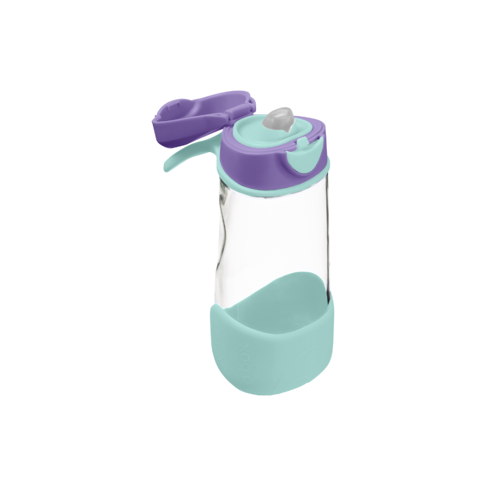 B.Box Flip Top Lid Spout Drink Bottle for kids - Leak Proof & Easy to Carry 450ml