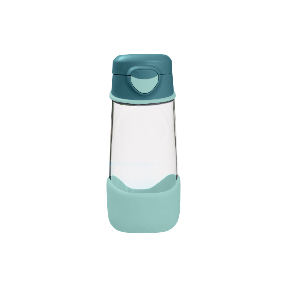 B.Box Flip Top Lid Spout Drink Bottle for kids - Leak Proof & Easy to Carry 450ml