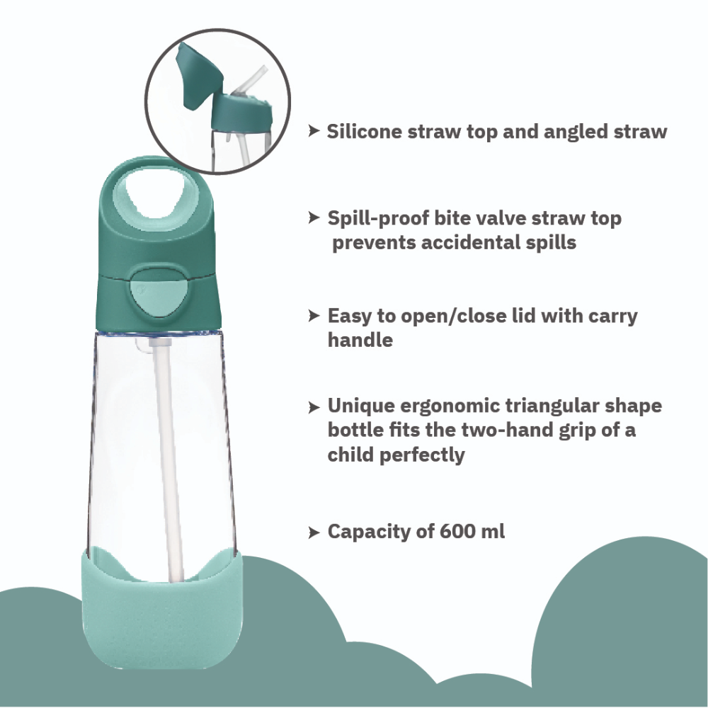 B.Box Tritan Straw Drink Bottle - 600ml