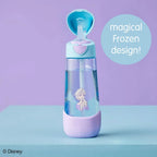 B.Box Disney Frozen Tritan Straw Water Bottle for Kids – 600ml, Durable & Spill-Proof, BPA-Free, Easy Grip Design – Multicolour