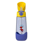 B.Box Marvel Spiderman Tritan Straw Water Bottle for Kids – 600ml, Durable & Spill-Proof, BPA-Free, Easy Grip Design – Multicolour