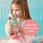B.Box Disney Little Mermaid Tritan Straw Water Bottle for Kids – 600ml, Durable & Spill-Proof, BPA-Free, Easy Grip Design – Multicolour