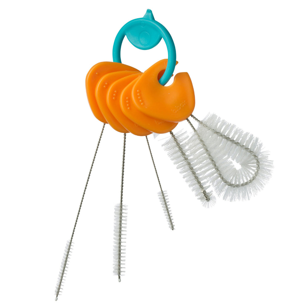 B.Box 5-in-1 Bottle & Straw Cleaning Brush Set- All in One Cleaning Solution for Sippy Cups & Bottles