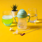 B.Box Sippy Cup Replacement Weighted Straws & Cleaner Brush