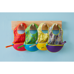 B.Box Travel Bib & Flexible Soft Bite Spoon Set