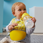 B.Box Travel Bib & Flexible Soft Bite Spoon Set