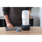Beaba Baby Bottle Warmer, 3-in-1 Multifunctional, Ultra Fast, Portable, Travel Friendly, Reheats Milk, Baby Food, Compact Design , 0m+