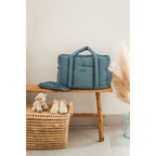 Beaba Paris Puffer Baby Diaper Bag – Multifunctional Travel baby Bag with Large Capacity, Multi-Pocket Organizer with Changing Pad, Insulated Bottle Pouch & Stroller Clips – Ideal for Moms & Dads On the Go