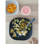 Beaba Silicone 4 Piece Baby Meal Set – Suction Plate, Suction Bowl, Anti-Slip Cup & 2nd Stage Spoon, Non-Slip, Unbreakable, Easy to Clean, BPA-Free Baby Feeding Set for Mess-Free Mealtime Essentials, 4M+