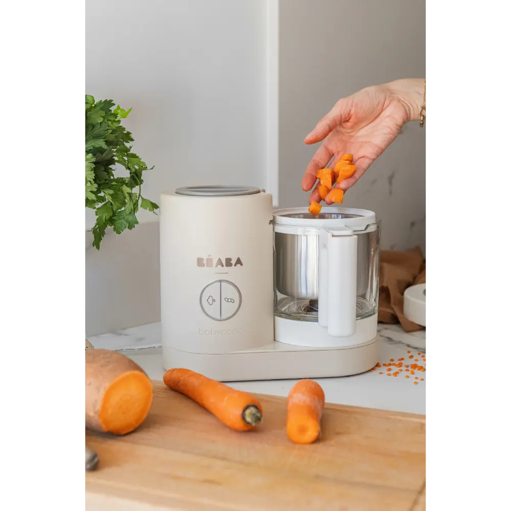 Beaba Babycook Neo-6 In 1 Baby Food Processor, Blender, Steamer, Cooker & Sterilizer, Portable Baby Food Cooker, Puree Maker and Warmer
