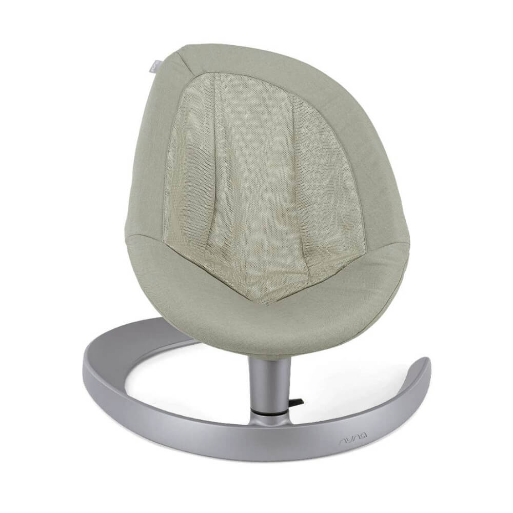 Nuna Leaf Grow Baby Bouncer|Sleek Design|Rock Solid Base with Motion Lock|3 Ergonomic Recline Positions|New Born to 60 kg -  Thyme