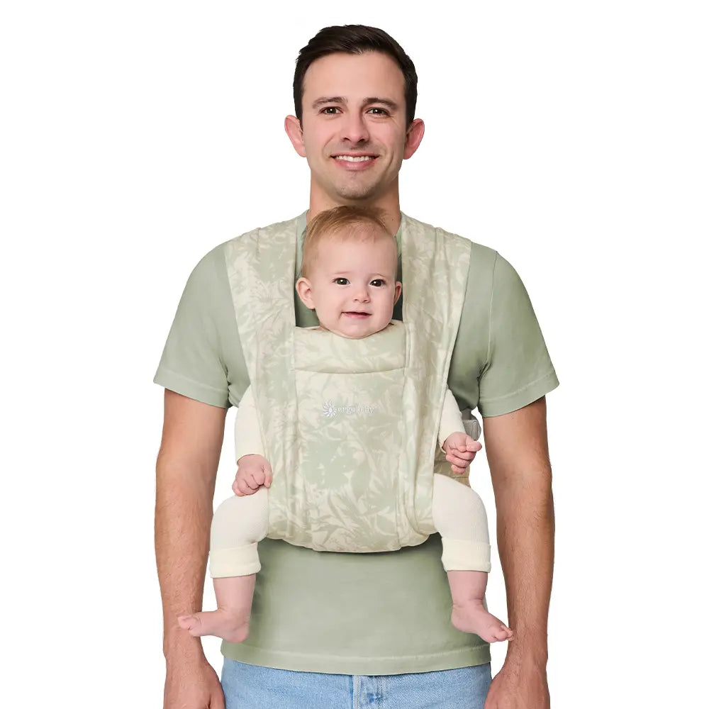 Ergobaby Embrace Newborn Baby Carrier, Soft, Cosy & Lightweight Newborn Ready Carrier, Ergonomic “M” Position, Padded Head & Neck Support, Adjustable Waistbelt & Cross Straps, 2 Carry Positions, Easy to Use, 3-11 Kgs, 0-12 Months