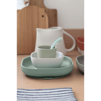 Beaba Silicone 4 Piece Baby Meal Set – Suction Plate, Suction Bowl, Anti-Slip Cup & 2nd Stage Spoon, Non-Slip, Unbreakable, Easy to Clean, BPA-Free Baby Feeding Set for Mess-Free Mealtime Essentials, 4M+