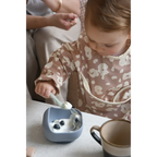 Beaba Silicone Suction Bowl - Non-Slip Baby Feeding Bowl for Self-Feeding & Baby-Led Weaning, Ergonomic Design, Supple and Unbreakable Silicone BPA-Free, 4M+